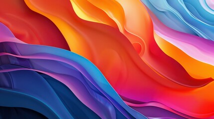 Obraz premium Multi pastel layers color background. Cover layout material design template.