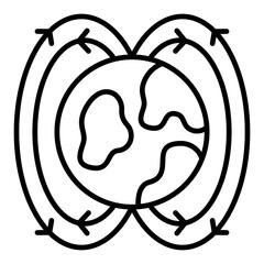 Magnetic field Icon