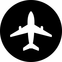 Airplane icon. Plane illustration sign collection. Aircraft symbol. Air plane, plane, travel. Vector illustration.