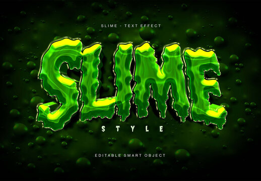 Slime Halloween Text Effect