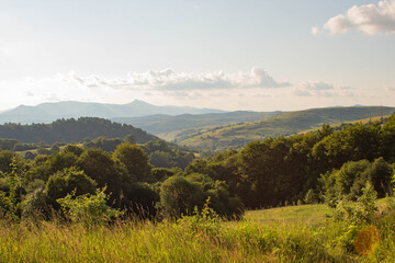 landscape in the mountains