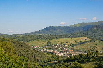 landscape with mountains