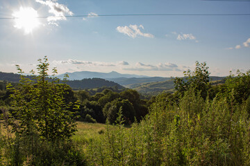 landscape with mountains