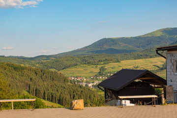 old house in the mountains