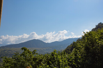 landscape with clouds