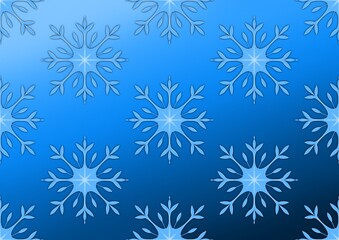 Seamless pattern with snowflakes. Snowfall. Winter mood. Winter pattern. New year. Blue and white snow pattern. Cold weather. Freezes. Snowflakes