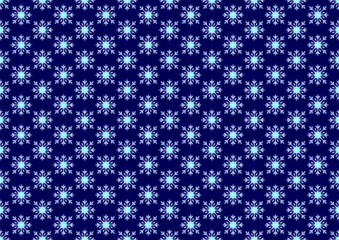 Seamless pattern with snowflakes. Snowfall. Winter mood. Winter pattern. New year. Blue and white snow pattern. Cold weather. Freezes. Snowflakes