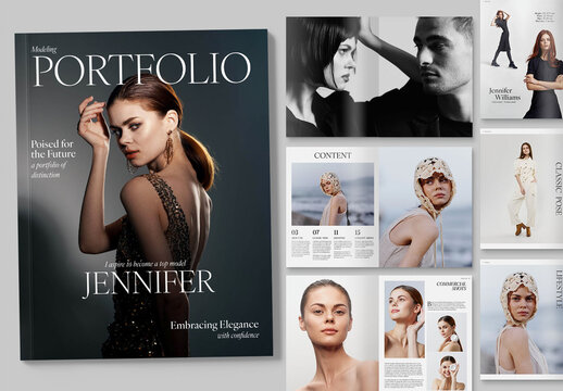 Fashion Model Photography Portfolio Template