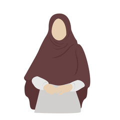 Muslim women wear hijabs and veils