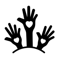 Obraz premium Volunteer Opportunity Icon