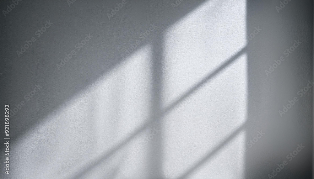 Aufkleber gray background for product presentation with shadow and light from windows