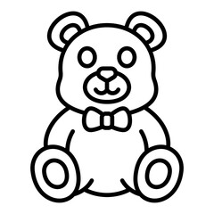 Fototapeta premium Teddy bear Icon