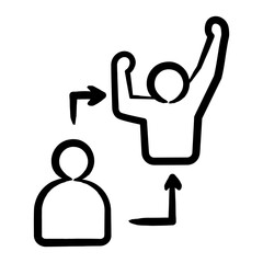 Obraz premium Positive Change Icon