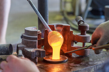 Special equipment for making crystal glass.