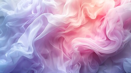Artistic brush strokes in pastel shades, delicate colors of pink, mint, and lavender, abstract and flowing, high-definition quality, ethereal and elegant feel. --ar 16:9 --v 6.0 --s 250 --style raw