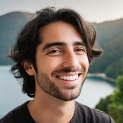 Anonymous Profile Against Warm Lights