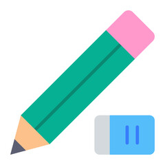 Pencil and eraser Icon