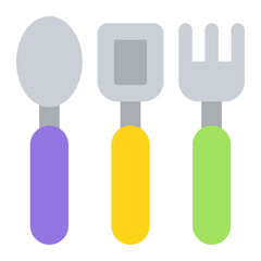 Baby cutlery Icon