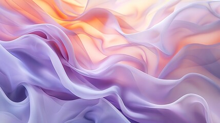 Obraz premium Pastel ombre effect, smooth blending of lavender, mint, and peach, seamless transitions, high-definition quality, light and airy feel, calming and ethereal design. --ar 16:9 --v 6.