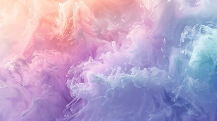 Obraz premium Smooth pastel ombre effect, blending soft hues of lavender, mint, and peach, seamless transitions, hd quality, dreamy and ethereal design, light and airy feel. --ar 16:9 --v 6.0 --s 250 --style raw
