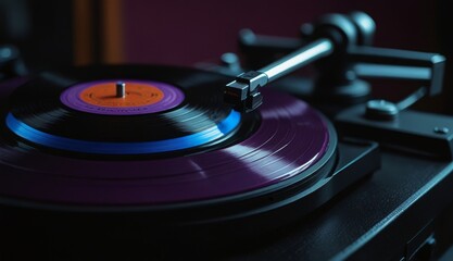 Vintage Vinyl Record Player Experience