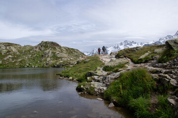 Randonnée dans les Alpes