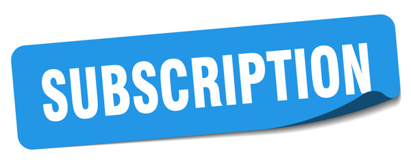 SUBSCRIPTION