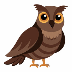 New Caledonian Owlet Nightjar vector artwork