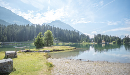 Blick auf den Heidsee, Lenzerheide