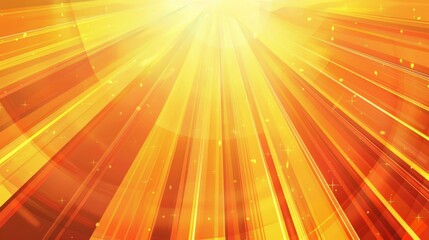 Obraz premium A vibrant abstract background featuring radiant beams of light in warm colors.