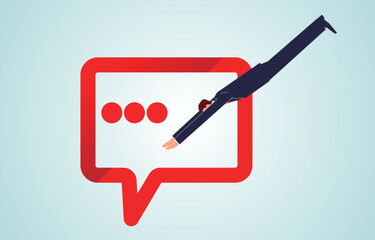 The pitfalls of speech, entrapment and traps, exaggeration of facts and deception, marketing traps or psychological suggestion, businessmen struggle to jump inside the huge speech bubble