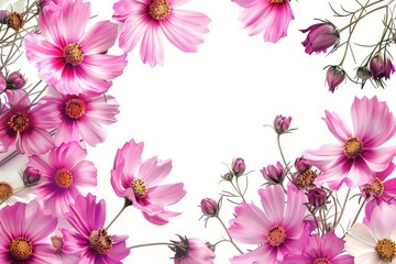 Fototapeta premium Vibrant floral background design