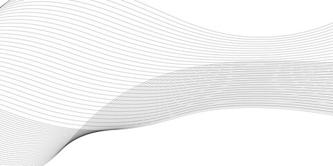 Grey and white abstract wavy flowing particles. White paper wave and curve line background. Digital futuristic technology concept. Vector illustration
