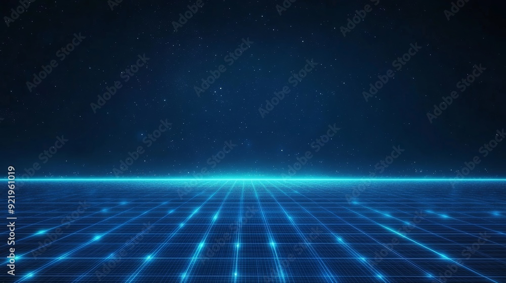 Poster background for network digital data concept and communication with an abstract plexus shape technolo