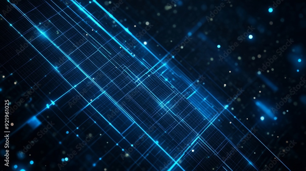 Poster plexus shape digital data background/ 4k animation of an abstract plexus shape technology background