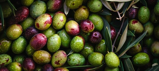 olive background