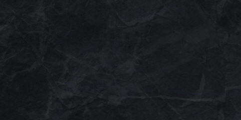 Fototapeta premium Abstract dark black and stone grungy wall backdrop texture background. Blank black concrete texture surface background. dark texture chalk board and black board background.