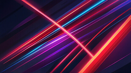 Abstract background with modern and futuristic neon light lines design for banner, poster, cover, wallpaper template