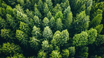aerial view background forest of trees