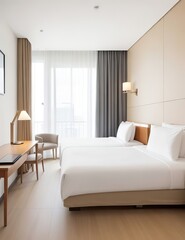 bedroom interior with bed