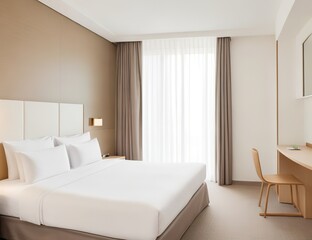 bedroom interior with bed