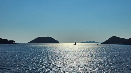 Sailing to the evening