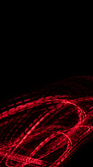 Futuristic Story Overlay Background Neon Glow Sci-Fi rot und schwarz