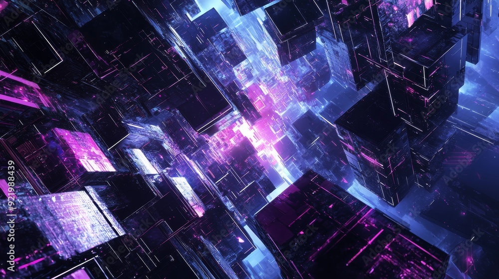 Poster cognitive circuitry. the abstract landscape of artificial intelligence