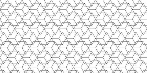 Fototapeta premium Abstract minimal blank cubic grid. Geometric pattern illustration mosaic, square and triangle wallpaper.