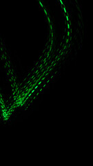 Futuristic Story Overlay Background Neon Glow Sci-Fi grün schwarz