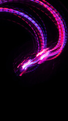 Futuristic Story Overlay Background Neon Glow Sci-Fi pink schwarz