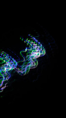 Futuristic Story Overlay Background Neon Glow Sci-Fi