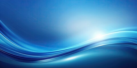 Naklejka premium Abstract blue background with smooth gradient design, blue, abstract, background, texture, gradient, smooth, design, digital