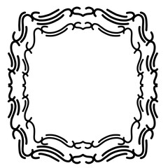 Vintage elegant frames collection. Decorative vintage frames for design. Decorative ornament border frames